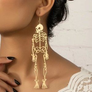 Skeleton Drop Earrings